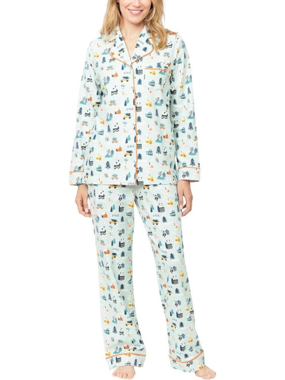 PajamaGram Pajamas For Women - Winter Pajamas For Women, Novelty Prints